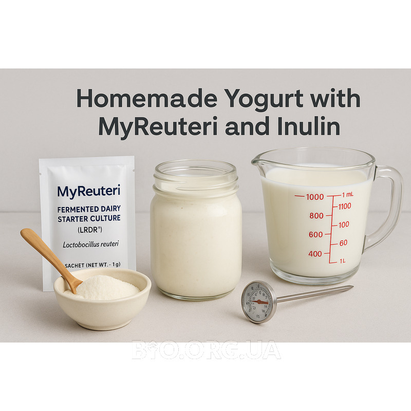 Йогурт на MyReuteri с инулином Йогурт на MyReuteri с инулином