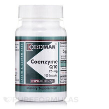 Coenzyme Q10 25 mgHypoallergenic Коэнзим CoQ10 Kirkman Coenzyme Q10 25 mgHypoallergenic Коэнзим CoQ10 Kirkman