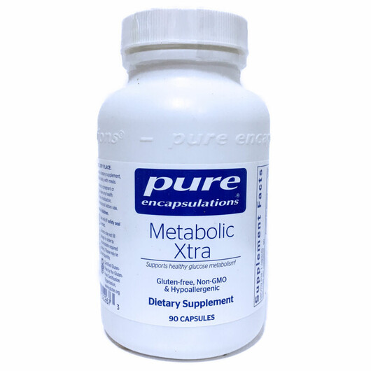 Основне фото товару Metabolic Xtra Основне фото товару Pure Encapsulations, Metabolic Xtra, Метаболік Екстра, 90 капсул