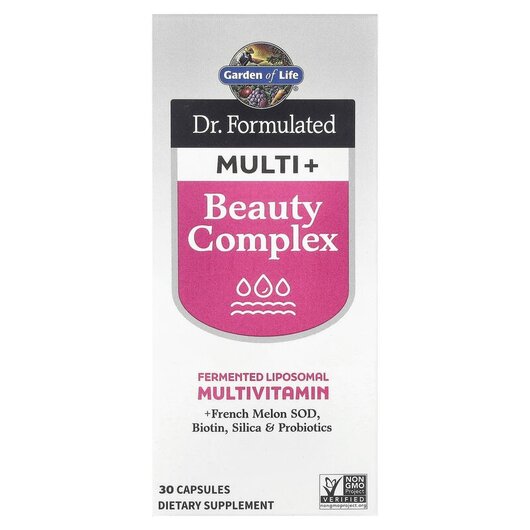 Основное фото товара Dr. Formulated Multi+ Beauty Complex Основное фото товара Витамины для женщин, Dr. Formulated Multi+ Beauty Complex, 30 кап