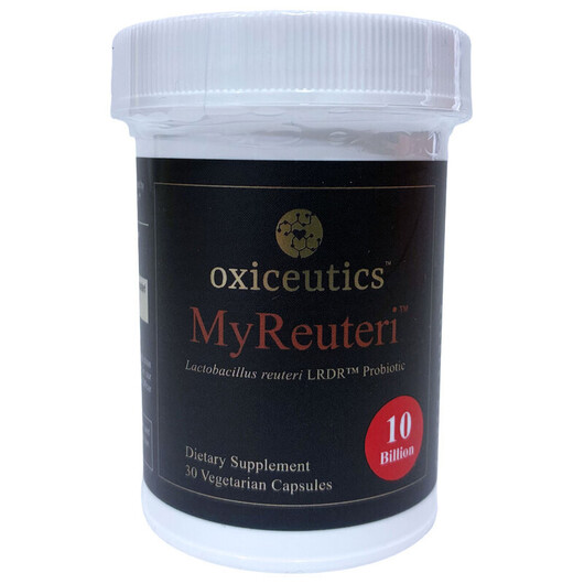Основное фото товара Oxiceutics, Лактобактерии Реутери, MyReuteri 10 B CFU, 30 капсул
