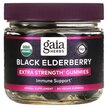 Фото товара Gaia Herbs, Бузина, Black Elderberry Extra Strength, 80 конфет
