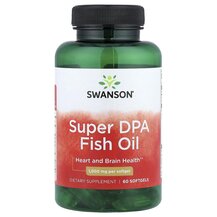 Super DPA Fish Oil 1000 mg Омега 3 Swanson 60 капсул