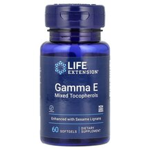 Вітамін E D-альфа-токоферол Gamma E Mixed Tocopherols Life