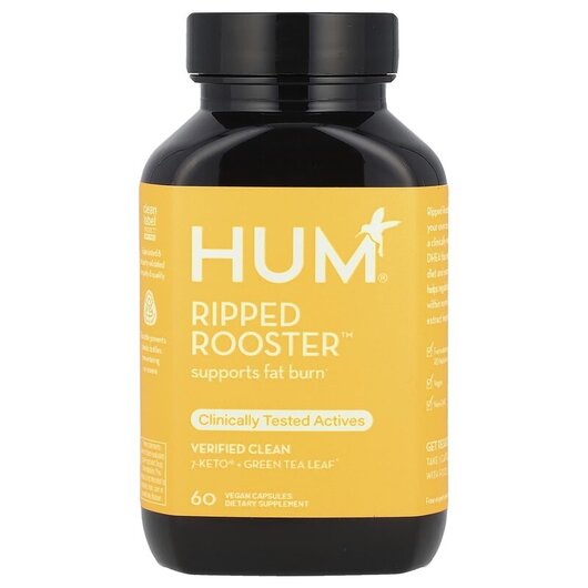 Основное фото товара HUM Nutrition, Жиросжигатели, Ripped Rooster, 60 капсул