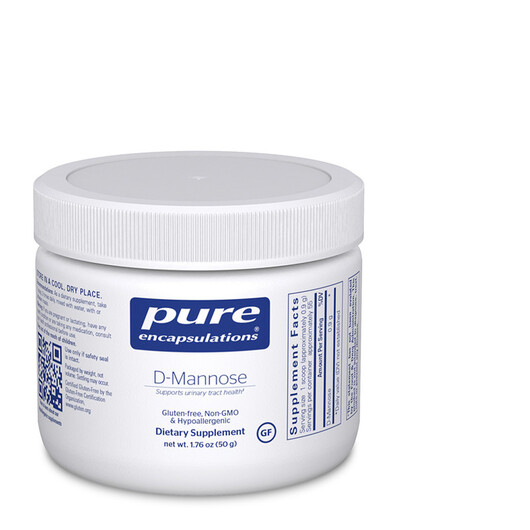 Основне фото товару Pure Encapsulations, D-Mannose Powder, Д-манноза, 50 г