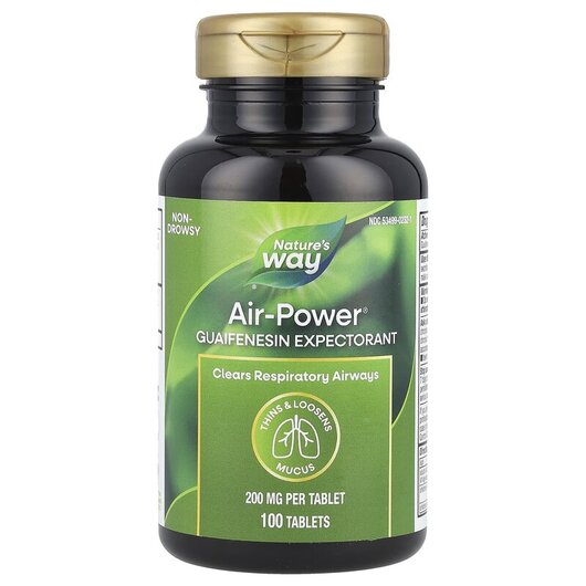 Основное фото товара Nature's Way, Поддержка органов дыхания, Air-Power, 100 табл