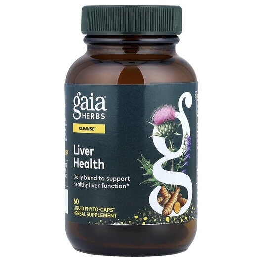 Основное фото товара Gaia Herbs, Поддержка Печени, Liver Health, 60 капсул