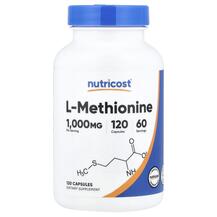 L-Methionine L-Метионин Nutricost 120 капсул