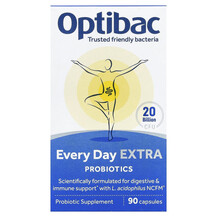 Пробіотики Every Day Extra Probiotics Optibac 90 капсул