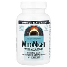 Мелатонін MitoNight With Melatonin Source Naturals