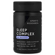 Фото товару Sleep Complex with Melatonin Фото товару Sports Research, Sleep Complex with Melatonin, Мелатонін, 60 капс