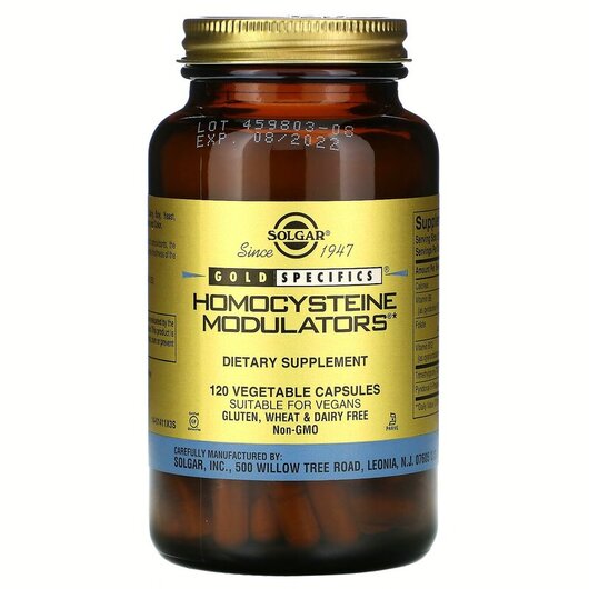 Основное фото товара Gold Specifics Homocysteine Modulators Основное фото товара Gold Specifics Homocysteine Modulators, Гомоцистеиновый модулятор