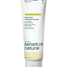 Sensitive Natural Body Cream Oat + Argan Oil Крем ATTITUDE