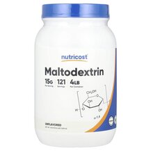 Maltodextrin Unflavored Мальтодекстрин Nutricost 1815 г Maltodextrin Unflavored Мальтодекстрин Nutricost 1815 г