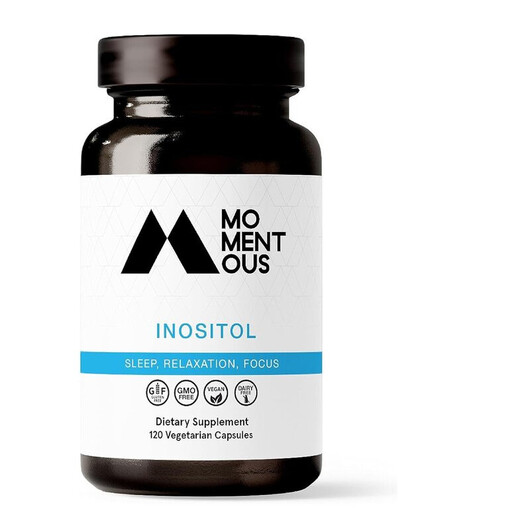 Основне фото товару Inositol Основне фото товару Momentous, Inositol, Вітамін B8 Інозитол, 60 капсул