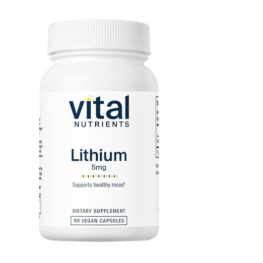 Основное фото товара Vital Nutrients, Литий, Lithium orotate 5 mg, 90 капсул