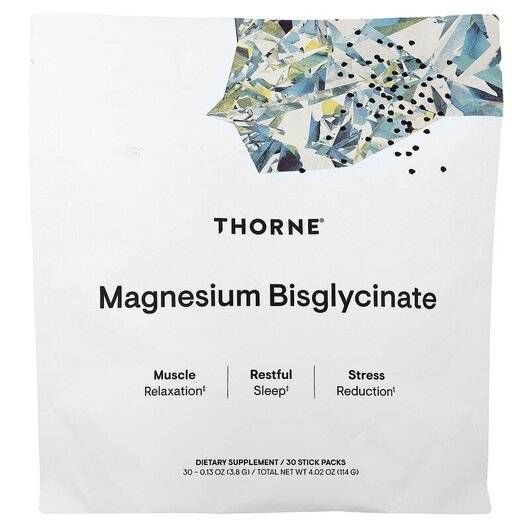 Основне фото товару Magnesium Bisglycinate Основне фото товару Thorne, Magnesium Bisglycinate, Магній Бісглицинат, 30 шт