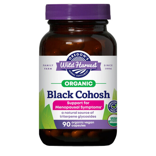 Основное фото товара Organic Black Cohosh Основное фото товара Клопогон кистевидный, Organic Black Cohosh, 90 капсул