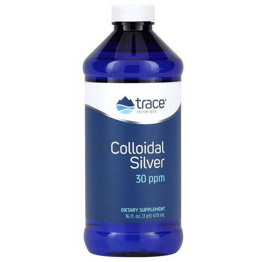 Основное фото товара Colloidal Silver 30 ppm Основное фото товара Trace, Серебро, Colloidal Silver 30 ppm, 473 мл