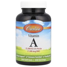 Vitamin A 25000 IU Витамин А Ретинол Carlson 300 капсул Vitamin A 25000 IU Витамин А Ретинол Carlson 300 капсул