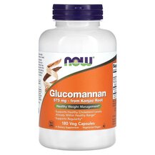 Glucomannan Глюкоманнан NOW Foods 180 капсул