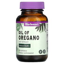Масло орегано Oregano Leaf Bluebonnet Nutrition 60 капсул Масло орегано Oregano Leaf Bluebonnet Nutrition 60 капсул