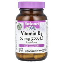 Вітамін D3 Vitamin D3 2000 IU Bluebonnet Nutrition Вітамін D3 Vitamin D3 2000 IU Bluebonnet Nutrition