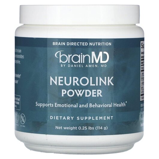 Основное фото товара BrainMD, Поддержка мозга, Neurolink Powder, 114 г