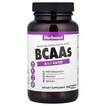 ВЦАА BCAAs 4:1:1 Ratio Bluebonnet Nutrition 120 капсул ВЦАА BCAAs 4:1:1 Ratio Bluebonnet Nutrition 120 капсул
