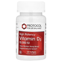 Vitamin D-3 10000 IU Витамин D3 Protocol for Life Balance Vitamin D-3 10000 IU Витамин D3 Protocol for Life Balance