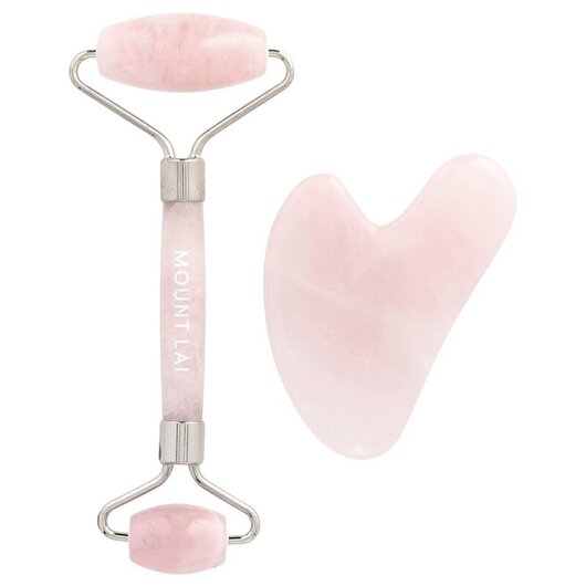 Основне фото товару Mount Lai, The Rose Quartz Facial Spa Set, Масажні камні, 2 Piece
