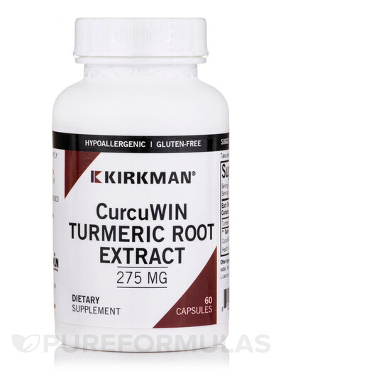 Основное фото товара CurcuWIN Turmeric Root Extract 275 mg, Экстракт корня куркумы, 60