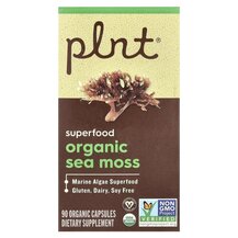 Ірландський морський мох Organic Sea Moss Plnt 90 капсул Ірландський морський мох Organic Sea Moss Plnt 90 капсул