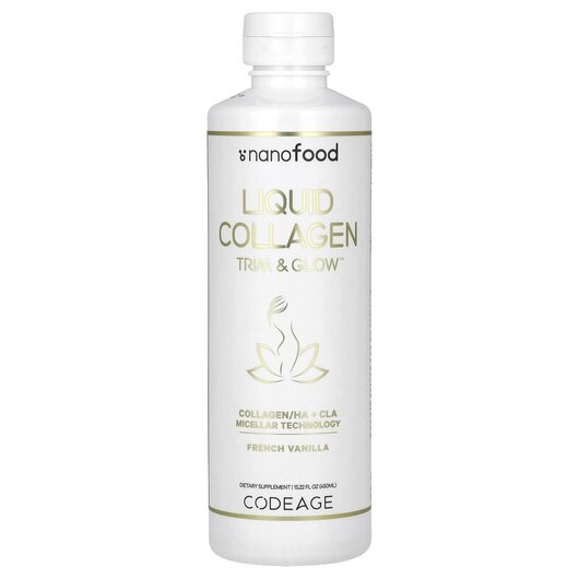 Основное фото товара Nanofood Liquid Collagen Trim & Glow French Vanilla Основное фото товара Коллаген, Nanofood Liquid Collagen Trim & Glow French Vanilla