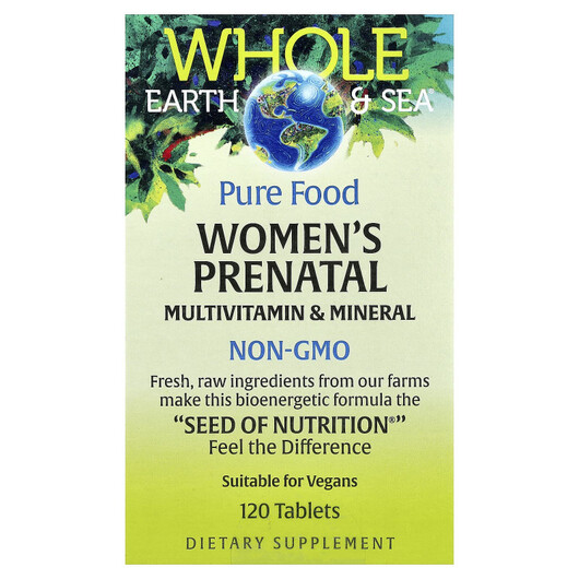 Основне фото товару Whole Earth & Sea Women's Prenatal, Вітаміни для вагітни