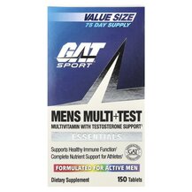 Вітаміни для чоловіків Mens Multi + Test GAT 150 таблеток Вітаміни для чоловіків Mens Multi + Test GAT 150 таблеток