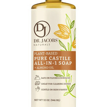 Plant-Based Pure Castile All-in-1 Soap + Almond Oil Мыло