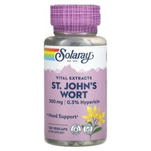 Vital Extracts St. John's Wort 300 mg Зверобой Solaray Vital Extracts St. John's Wort 300 mg Зверобой Solaray