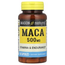 Maca 500 mg Мака Mason 60 капсул Maca 500 mg Мака Mason 60 капсул