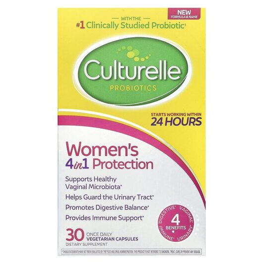 Основне фото товару Health Women's Healthy Balance Основне фото товару Culturelle, Women's Healthy Balance, Підтримка Кандиди, 30 к