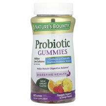 Probiotic Gummies Пробиотики 4 млрд Ананас Nature's Bounty