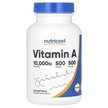 Фото товара Nutricost, Витамин А Ретинол, Vitamin A 10000 IU, 500 капсул