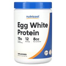 Egg White Protein Unflavored Протеин Nutricost 227 г Egg White Protein Unflavored Протеин Nutricost 227 г