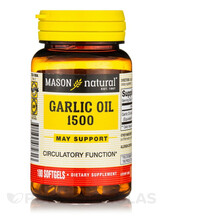 Екстракт Часнику Garlic Oil 1500 Mason 100 капсул Екстракт Часнику Garlic Oil 1500 Mason 100 капсул