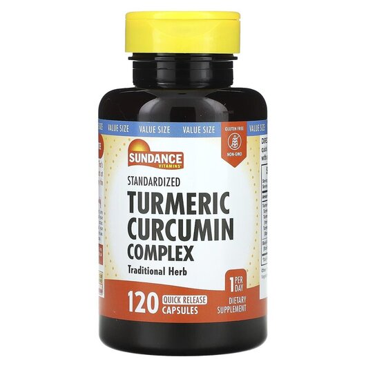 Основное фото товара Куркумин, Standardized Turmeric Curcumin Complex, 120 капсул