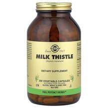 Milk Thistle Расторопша Solgar 250 капсул Milk Thistle Расторопша Solgar 250 капсул