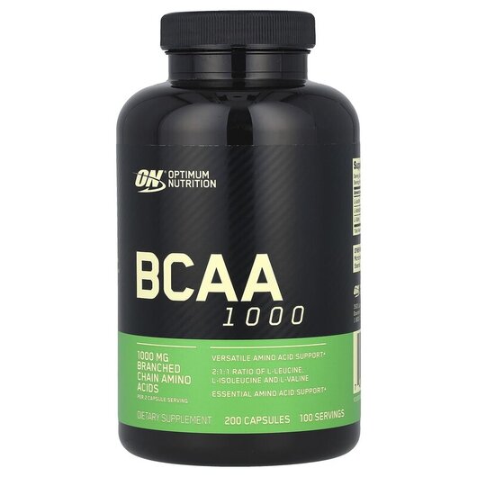 Основне фото товару Mega Size BCAA 1000 Caps 1000 mg Основне фото товару Mega Size BCAA 1000 Caps 1000 mg 200, БЦАА 1000 мг, 200 капсул