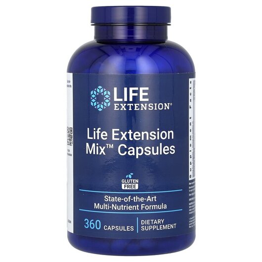 Основне фото товару Life Extension, Life Extension Mix Capsules, Суміш Капсул, 360 ка