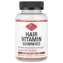 Hair Vitamin Gummies Кожа ногти волосы Olympian Labs Hair Vitamin Gummies Кожа ногти волосы Olympian Labs